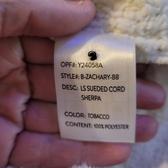 Nomad By Craft + Flow Mustard Button Down Sherpa Lined Top Shacket w/ Pocket Med - Picture 5 of 5